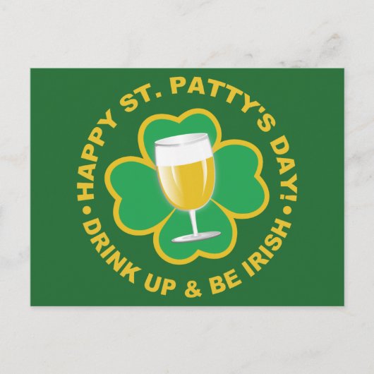 St. Patrick's Day briefkaart (Voorkant)