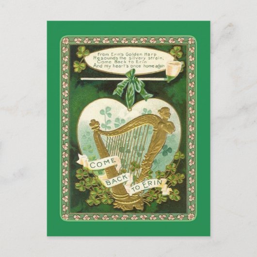 St Patrick's Day briefkaart (Voorkant)