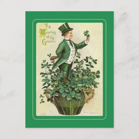 St Patrick's Day briefkaart (Voorkant)