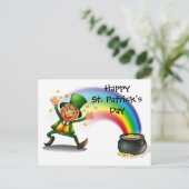 St. Patrick's Day Briefkaart (Staand voorkant)