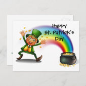 St. Patrick's Day Briefkaart (Voorkant / Achterkant)