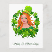 St. Patrick's Day. Briefkaart (Voorkant)