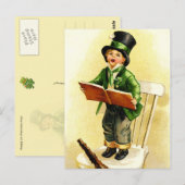 St. Patrick's Day Briefkaart (Voorkant / Achterkant)