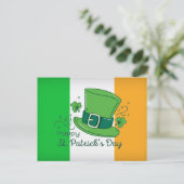 St. Patrick's Day Briefkaart (Staand voorkant)