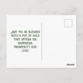 St. Patrick's Day Briefkaart (Achterkant)