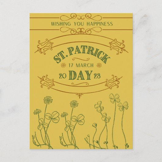  St. Patrick's Day Briefkaart (Voorkant)