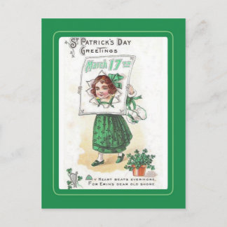 St Patrick's Day briefkaart