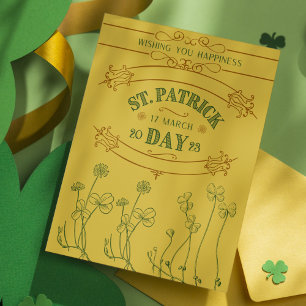 St. Patrick's Day Briefkaart