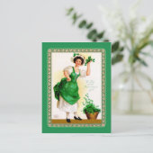 St Patrick's Day briefkaart (Staand voorkant)