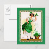 St Patrick's Day briefkaart (Voorkant / Achterkant)
