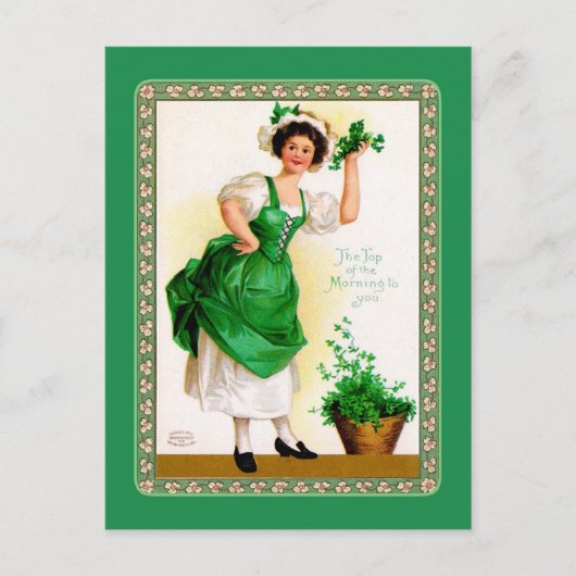 St Patrick's Day briefkaart (Voorkant)