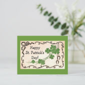 St. Patrick's Day! Briefkaart (Staand voorkant)