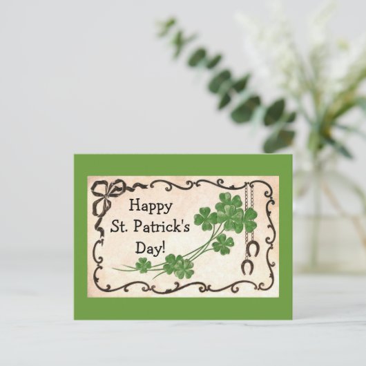  St. Patrick's Day! Briefkaart (Staand voorkant)