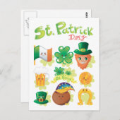 St. Patrick's Day Briefkaart (Voorkant / Achterkant)