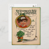 St. Patrick's Day Briefkaart (Voorkant / Achterkant)