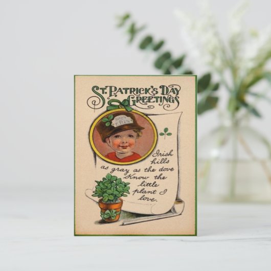 St. Patrick's Day Briefkaart (Staand voorkant)