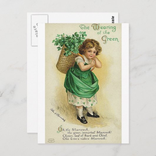St. Patrick's Day Briefkaart (Voorkant / Achterkant)