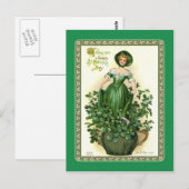 St Patrick's Day briefkaart (Voorkant / Achterkant)