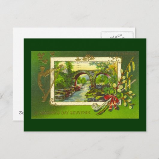 St. Patrick's Day Briefkaart (Voorkant / Achterkant)