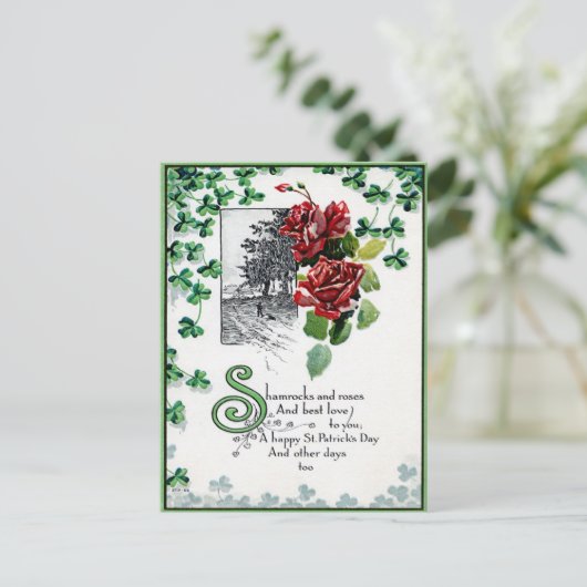 St. Patrick's Day Briefkaart (Staand voorkant)