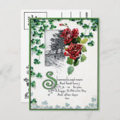 St. Patrick's Day Briefkaart (Voorkant / Achterkant)
