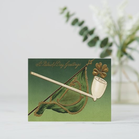 St. Patrick's Day Briefkaart (Staand voorkant)