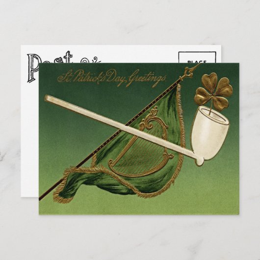 St. Patrick's Day Briefkaart (Voorkant / Achterkant)