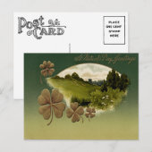  St. Patrick's Day Briefkaart (Voorkant / Achterkant)