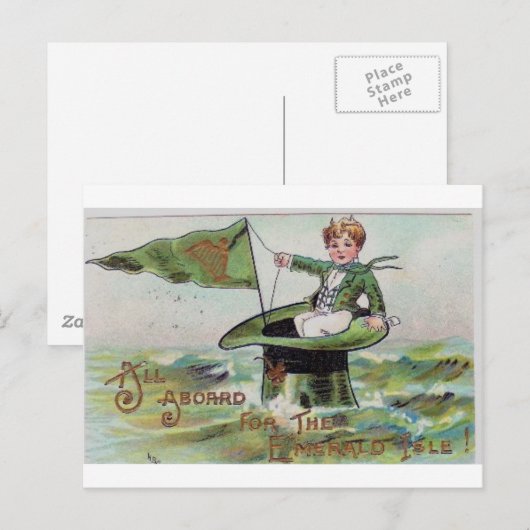 St. Patrick's Day Briefkaart (Voorkant / Achterkant)