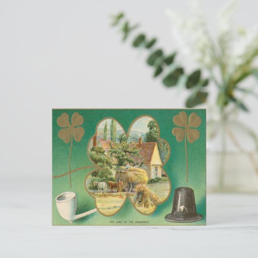St. Patrick's Day Briefkaart (Staand voorkant)