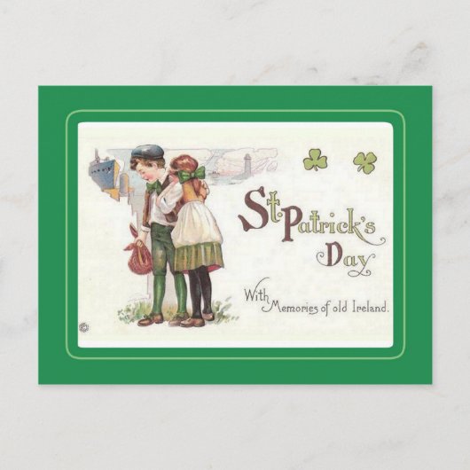 St Patrick's Day briefkaart (Voorkant)