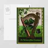 St. Patrick's Day Briefkaart (Voorkant / Achterkant)