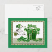 St Patrick's Day briefkaart (Voorkant / Achterkant)