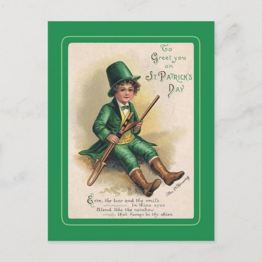 St Patrick's Day briefkaart (Voorkant)
