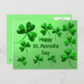 St. Patrick's Day Briefkaart (Voorkant / Achterkant)
