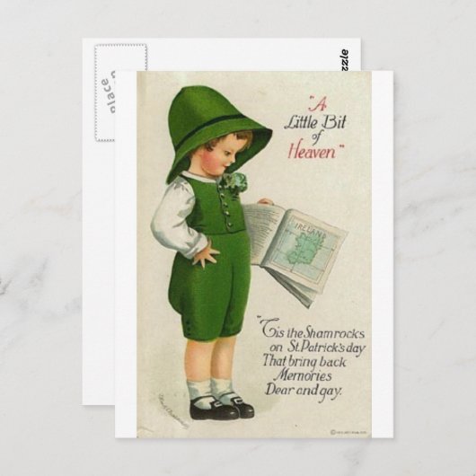 St. Patrick's Day Briefkaart (Voorkant / Achterkant)