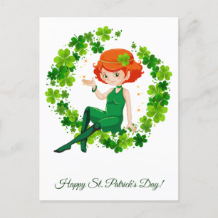 St. Patrick's Day. Briefkaart