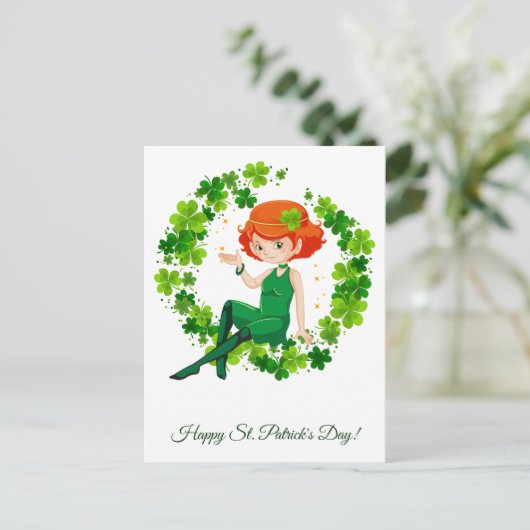 St. Patrick's Day. Briefkaart (Staand voorkant)