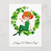 St. Patrick's Day. Briefkaart (Voorkant)