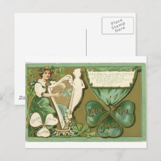 St. Patrick's Day Briefkaart (Voorkant / Achterkant)