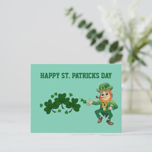 St. Patricks Day briefkaart (Staand voorkant)