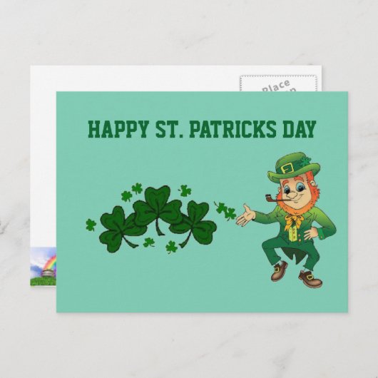 St. Patricks Day briefkaart (Voorkant / Achterkant)