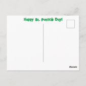 St. Patrick's Day Briefkaart (Achterkant)