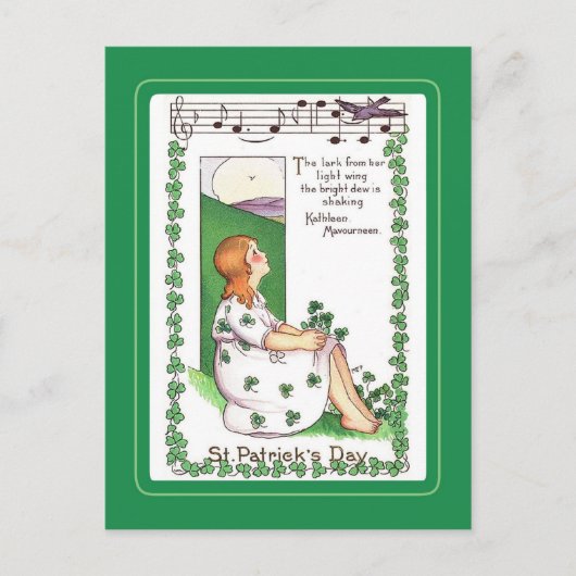 St Patrick's Day briefkaart (Voorkant)