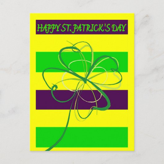 St Patrick's Day Briefkaart 1 (Voorkant)