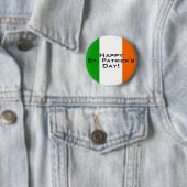 St Patrick's Day - Briljante Button! Ronde Button 5,7 Cm (In situ)