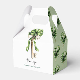 St. Patrick's Day Bruidsdouche Gouden Sleutel & Kl Bedankdoosjes