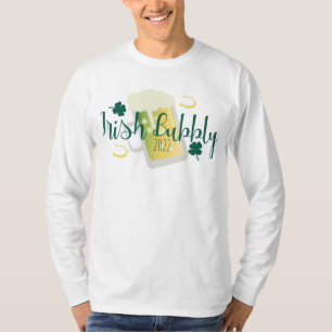 St Patricks Day Bruisend Groen Wit T-shirt