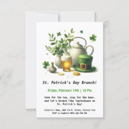 St. Patrick's Day Brunch – Thee, bier en Iers eten Kaart