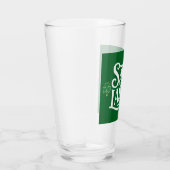 St. Patrick's Day brutale meid Funny Ierse meisje Glas (Rechts)